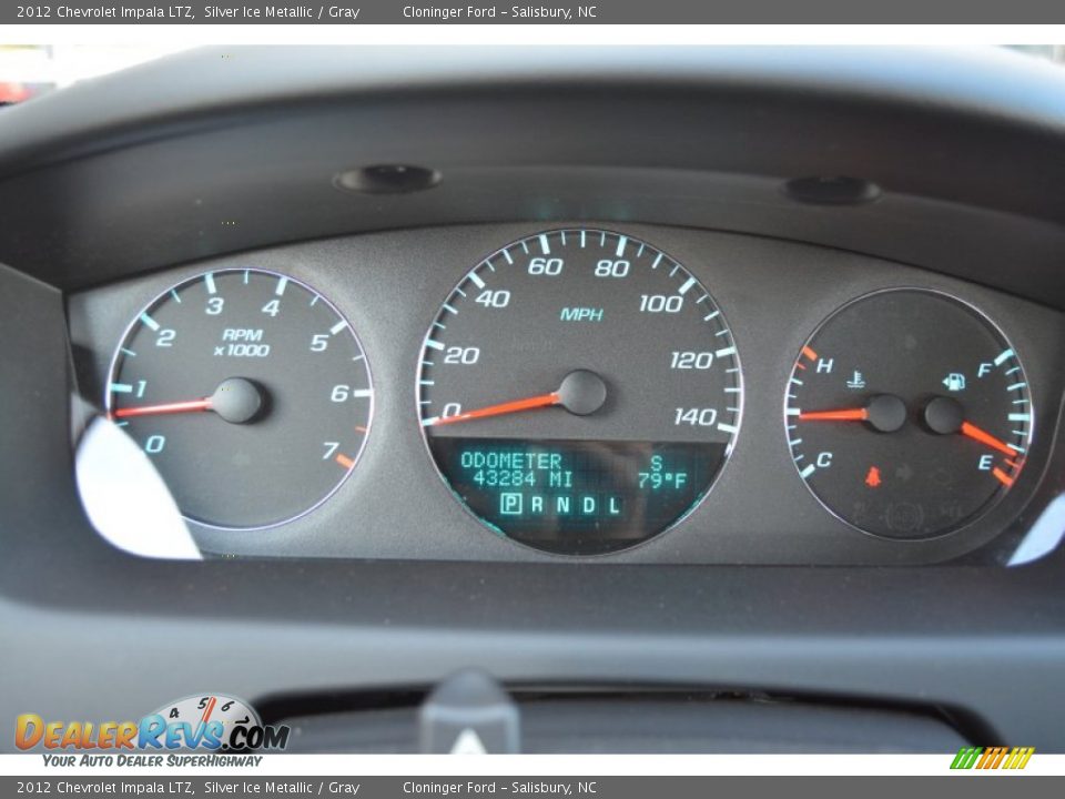 2012 Chevrolet Impala LTZ Silver Ice Metallic / Gray Photo #26