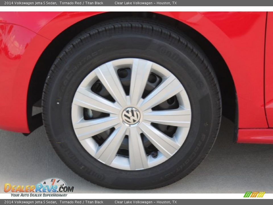 2014 Volkswagen Jetta S Sedan Tornado Red / Titan Black Photo #5