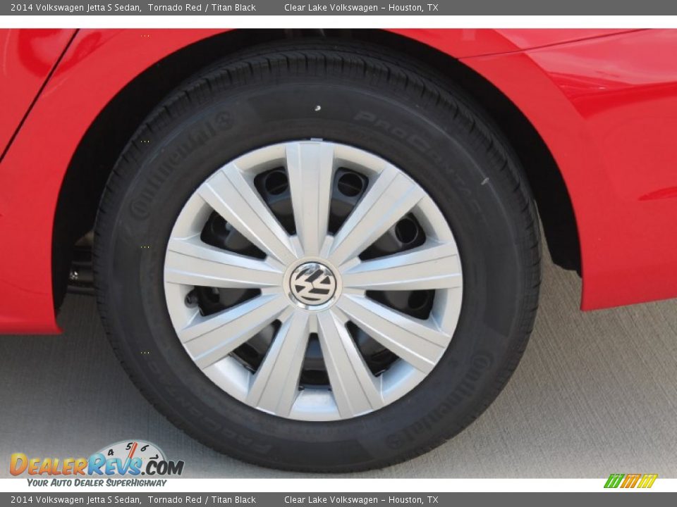 2014 Volkswagen Jetta S Sedan Tornado Red / Titan Black Photo #6