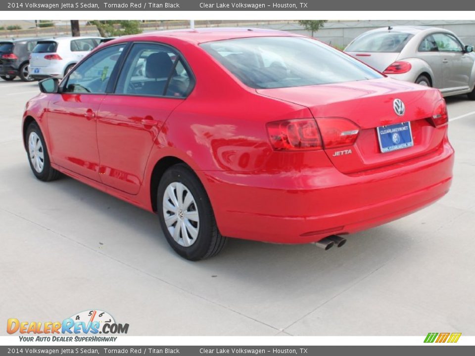 2014 Volkswagen Jetta S Sedan Tornado Red / Titan Black Photo #7