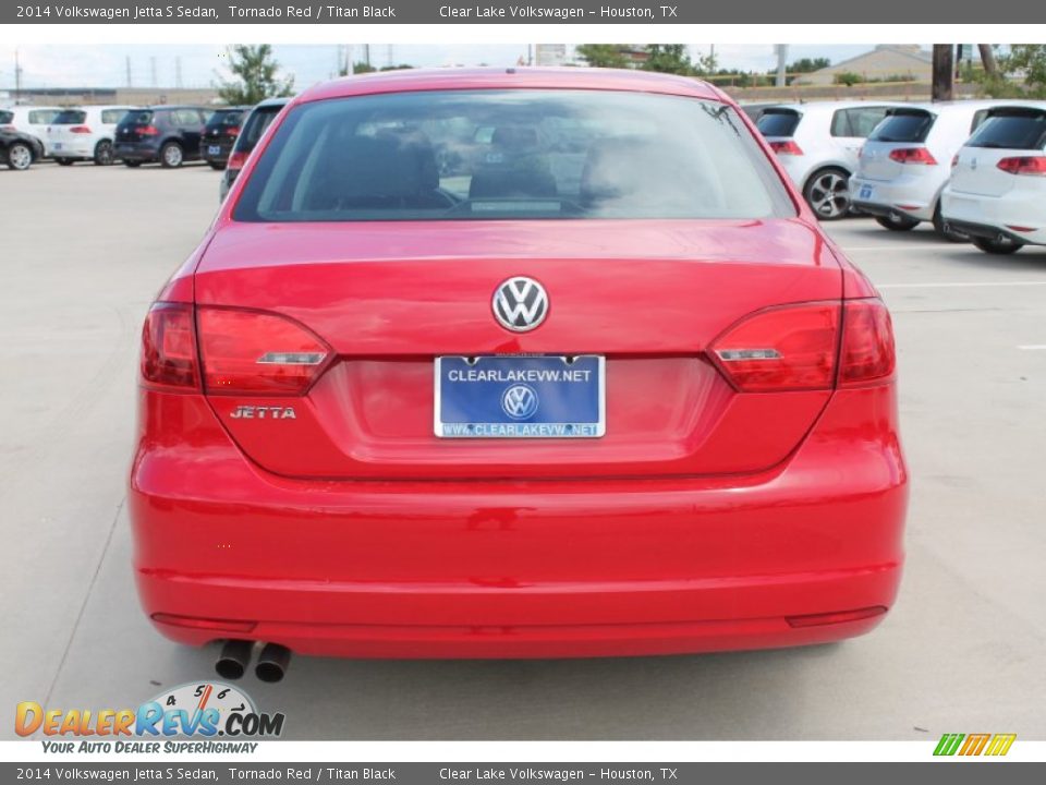 2014 Volkswagen Jetta S Sedan Tornado Red / Titan Black Photo #8
