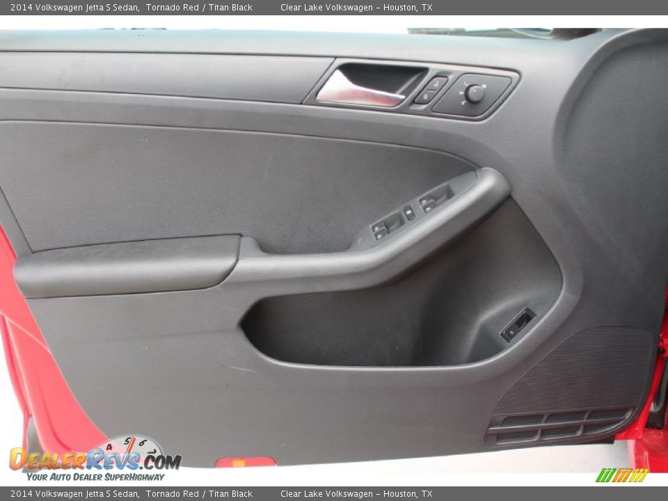 2014 Volkswagen Jetta S Sedan Tornado Red / Titan Black Photo #9