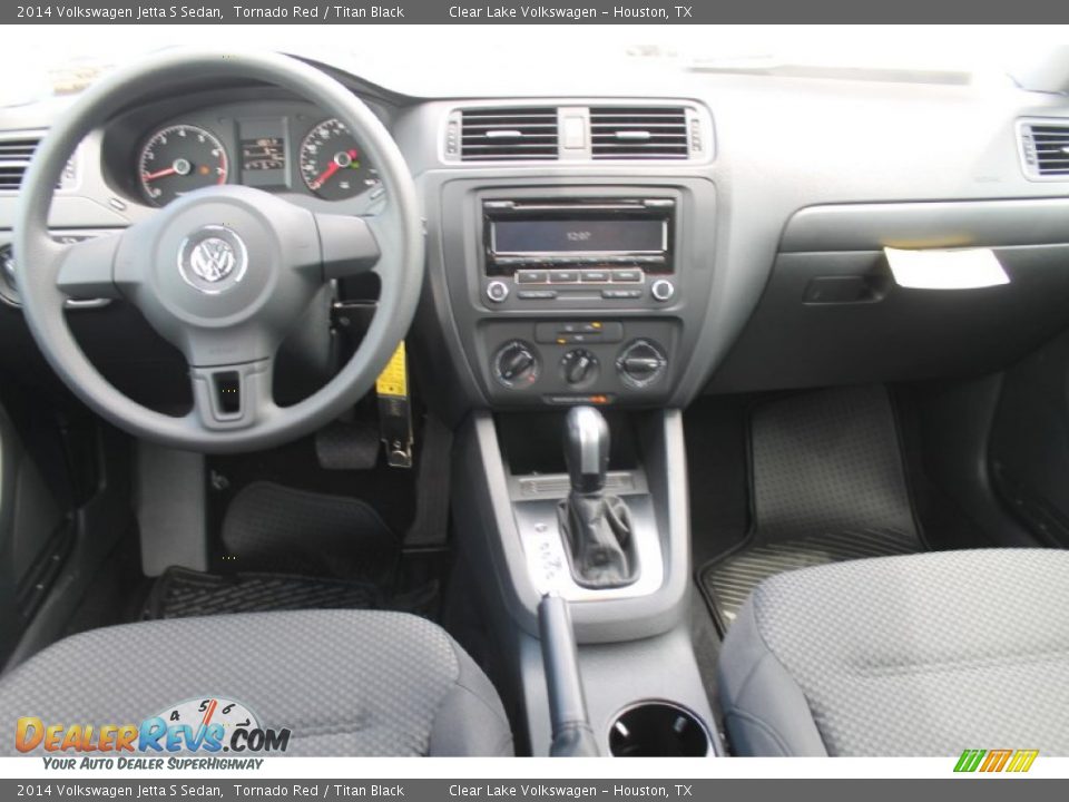 2014 Volkswagen Jetta S Sedan Tornado Red / Titan Black Photo #23