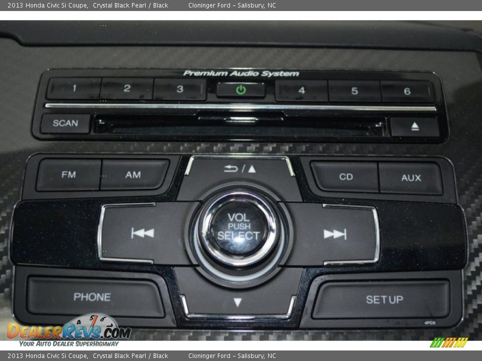 2013 Honda Civic Si Coupe Crystal Black Pearl / Black Photo #18