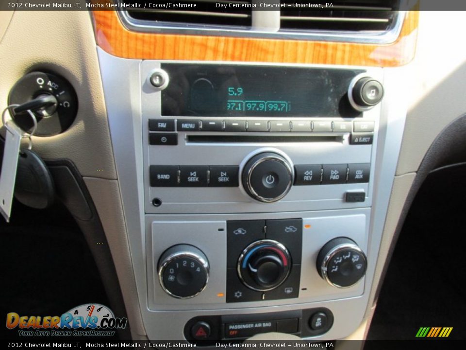2012 Chevrolet Malibu LT Mocha Steel Metallic / Cocoa/Cashmere Photo #27