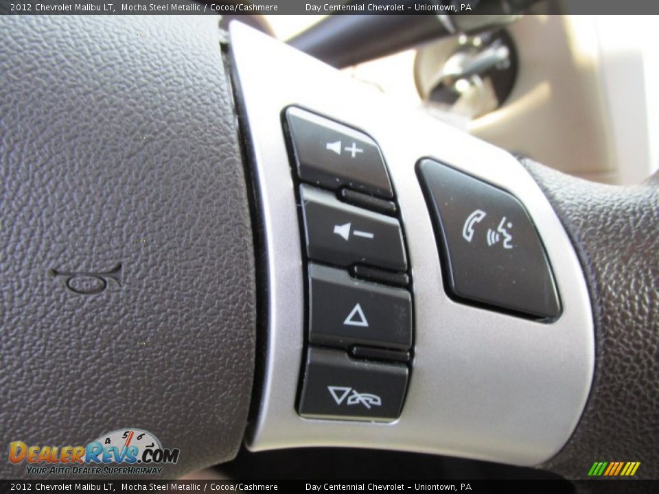 2012 Chevrolet Malibu LT Mocha Steel Metallic / Cocoa/Cashmere Photo #29