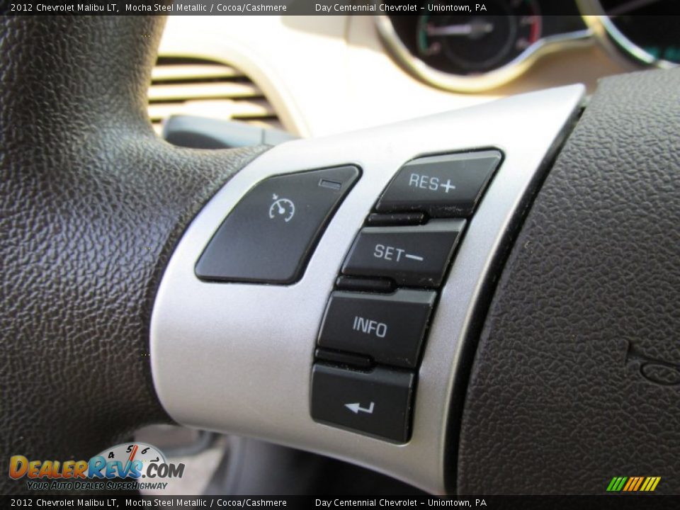 2012 Chevrolet Malibu LT Mocha Steel Metallic / Cocoa/Cashmere Photo #30