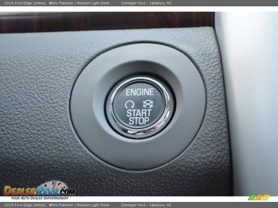 2014 Ford Edge Limited White Platinum / Medium Light Stone Photo #30