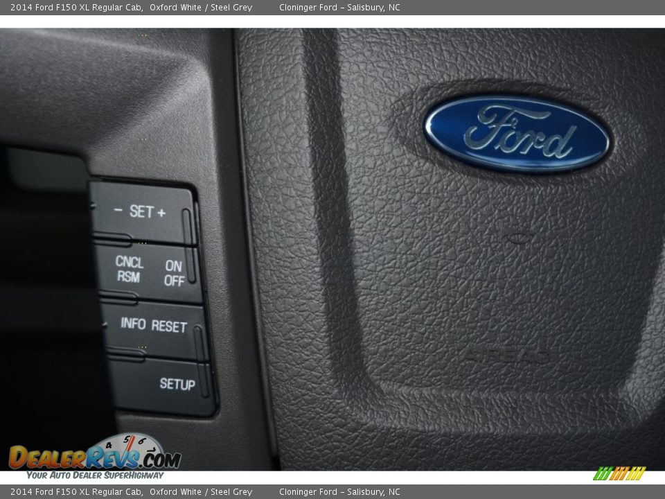 2014 Ford F150 XL Regular Cab Oxford White / Steel Grey Photo #11