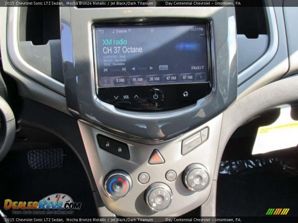 Controls of 2015 Chevrolet Sonic LTZ Sedan Photo #17