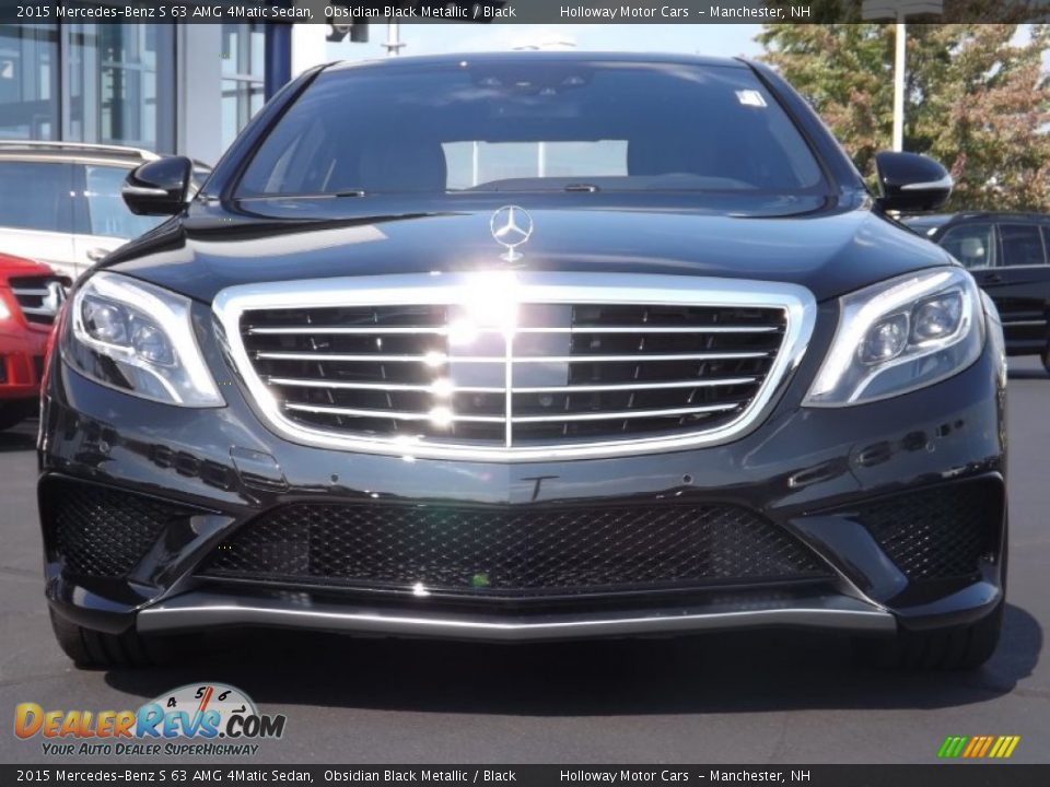 2015 Mercedes-Benz S 63 AMG 4Matic Sedan Obsidian Black Metallic / Black Photo #2