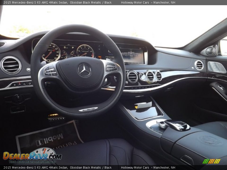 2015 Mercedes-Benz S 63 AMG 4Matic Sedan Obsidian Black Metallic / Black Photo #10