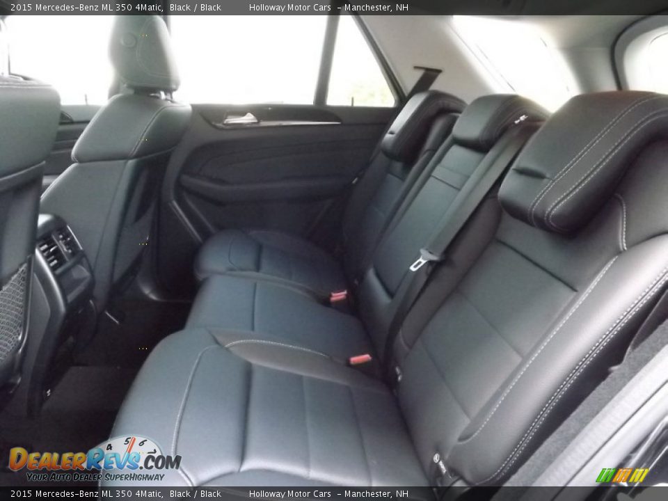 Rear Seat of 2015 Mercedes-Benz ML 350 4Matic Photo #7