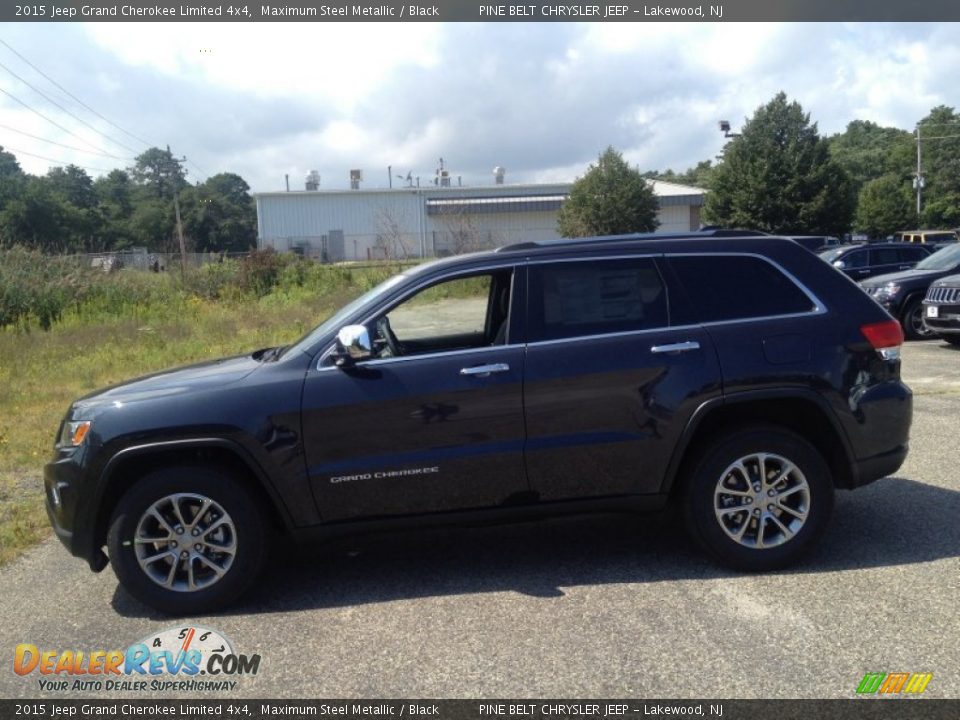 2015 Jeep Grand Cherokee Limited 4x4 Maximum Steel Metallic / Black Photo #3