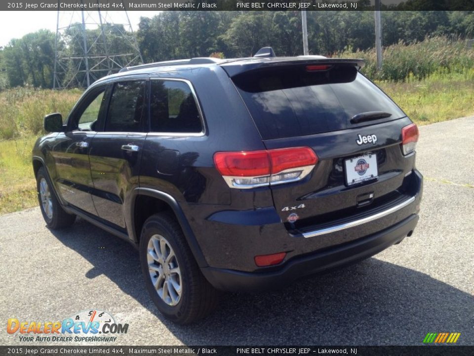 2015 Jeep Grand Cherokee Limited 4x4 Maximum Steel Metallic / Black Photo #4