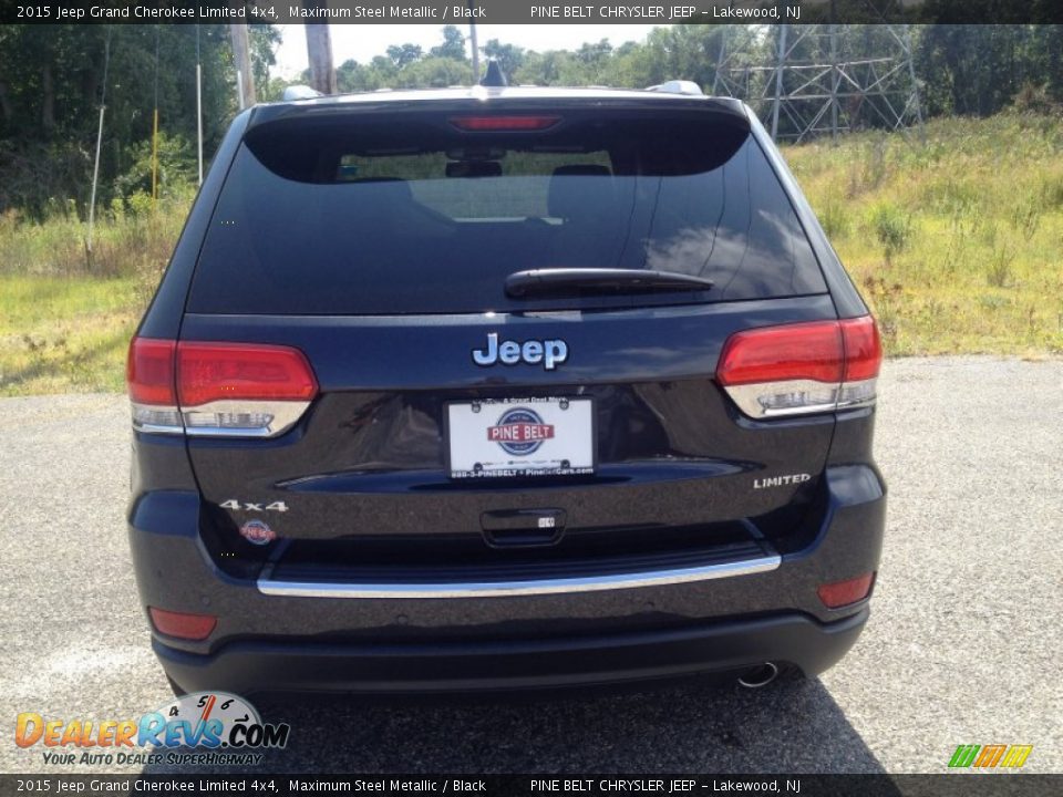 2015 Jeep Grand Cherokee Limited 4x4 Maximum Steel Metallic / Black Photo #5