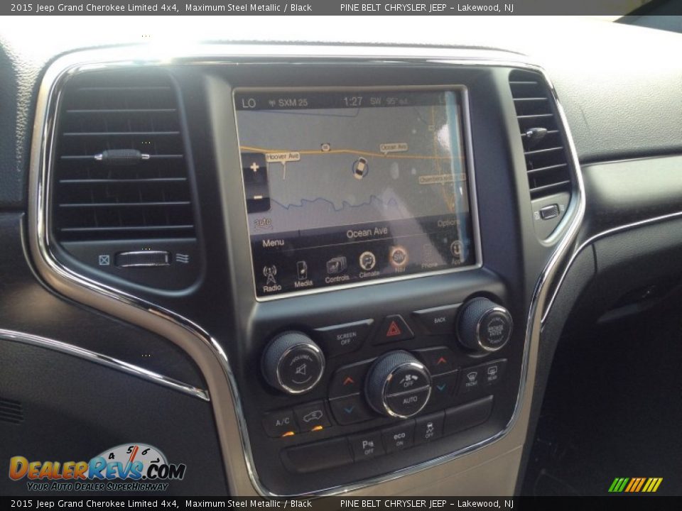 2015 Jeep Grand Cherokee Limited 4x4 Maximum Steel Metallic / Black Photo #10