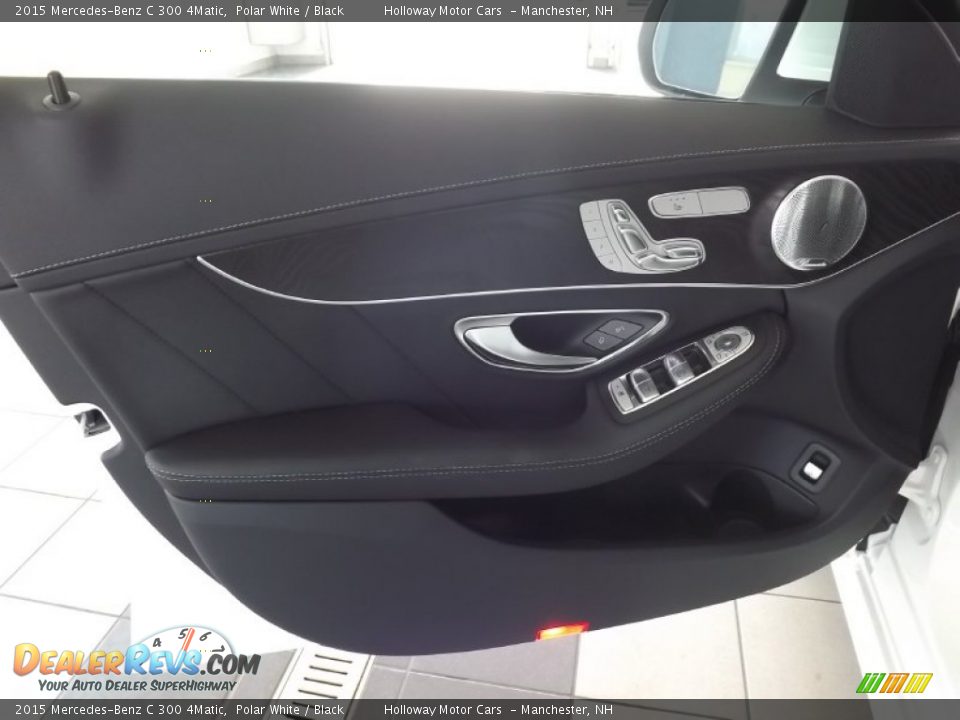 2015 Mercedes-Benz C 300 4Matic Polar White / Black Photo #8