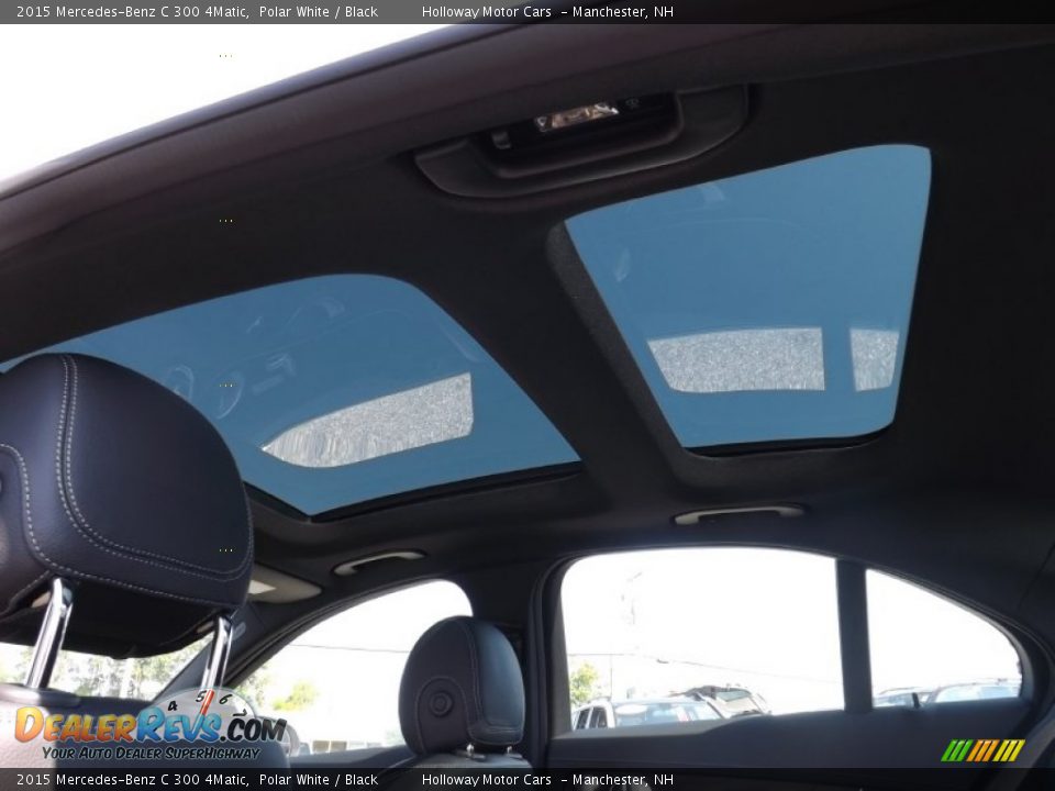 2015 Mercedes-Benz C 300 4Matic Polar White / Black Photo #15