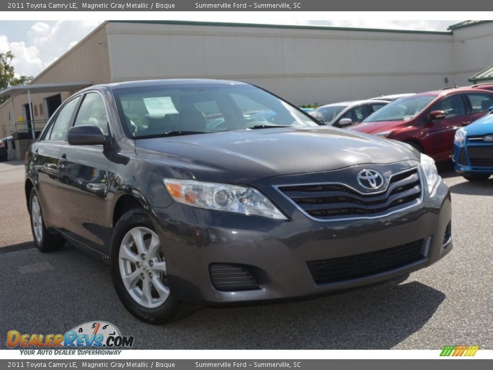 2011 Toyota Camry LE Magnetic Gray Metallic / Bisque Photo #1