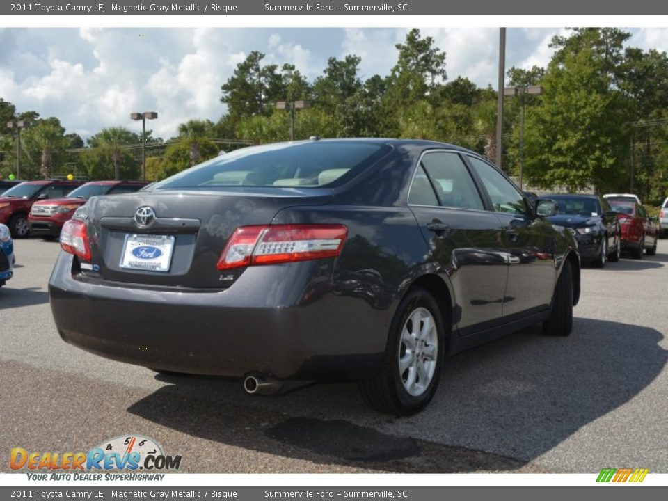 2011 Toyota Camry LE Magnetic Gray Metallic / Bisque Photo #3