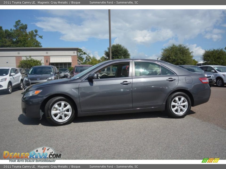 2011 Toyota Camry LE Magnetic Gray Metallic / Bisque Photo #6
