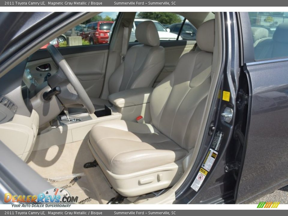 2011 Toyota Camry LE Magnetic Gray Metallic / Bisque Photo #14