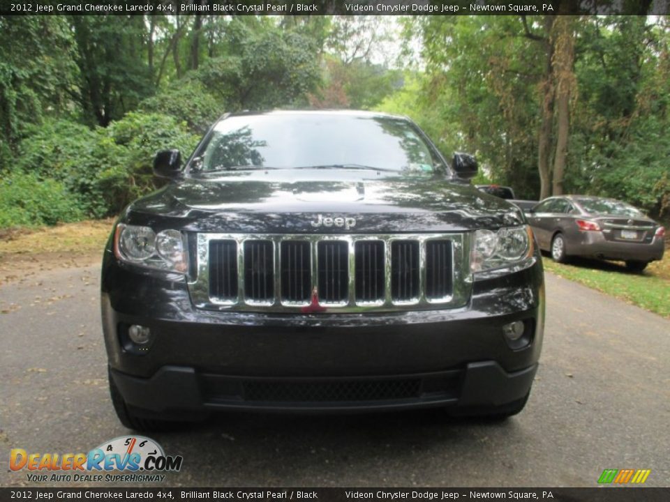 2012 Jeep Grand Cherokee Laredo 4x4 Brilliant Black Crystal Pearl / Black Photo #7