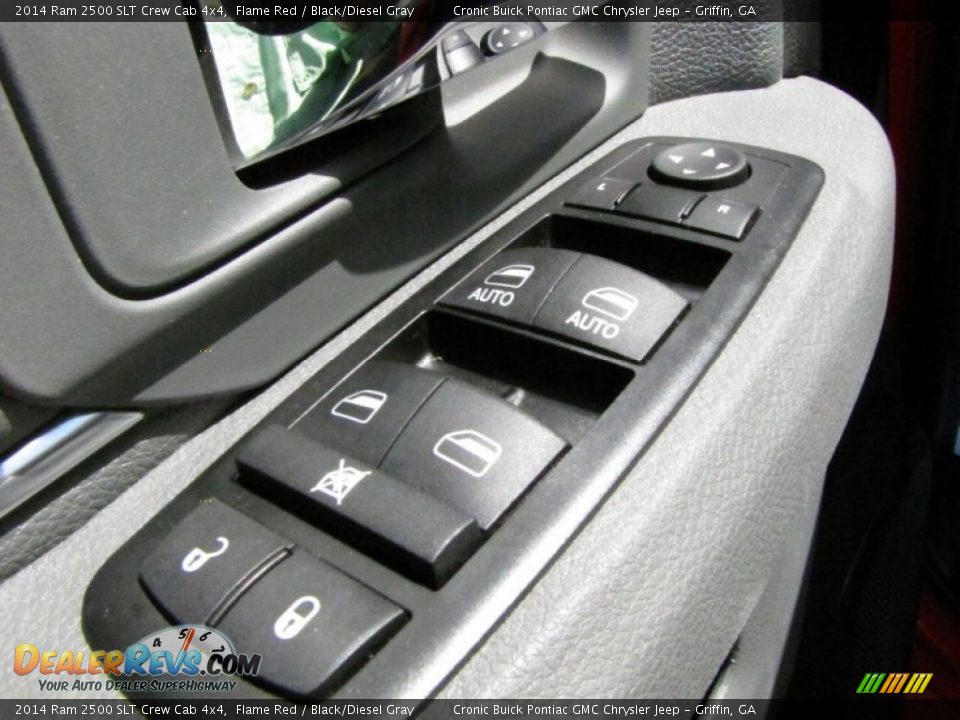 2014 Ram 2500 SLT Crew Cab 4x4 Flame Red / Black/Diesel Gray Photo #12