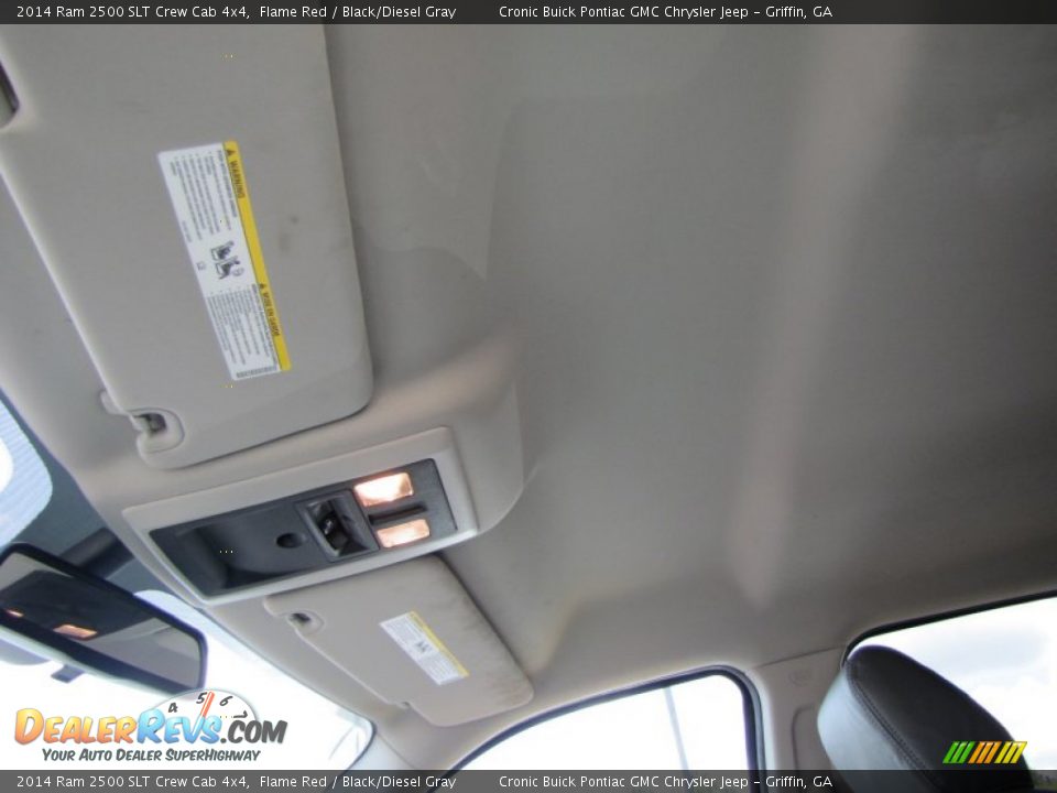 2014 Ram 2500 SLT Crew Cab 4x4 Flame Red / Black/Diesel Gray Photo #13