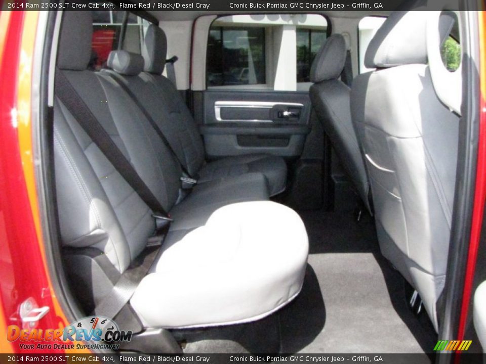 2014 Ram 2500 SLT Crew Cab 4x4 Flame Red / Black/Diesel Gray Photo #18