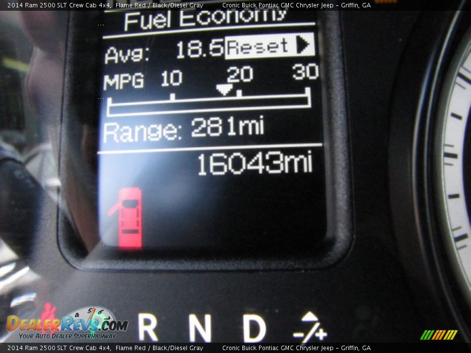 2014 Ram 2500 SLT Crew Cab 4x4 Flame Red / Black/Diesel Gray Photo #23