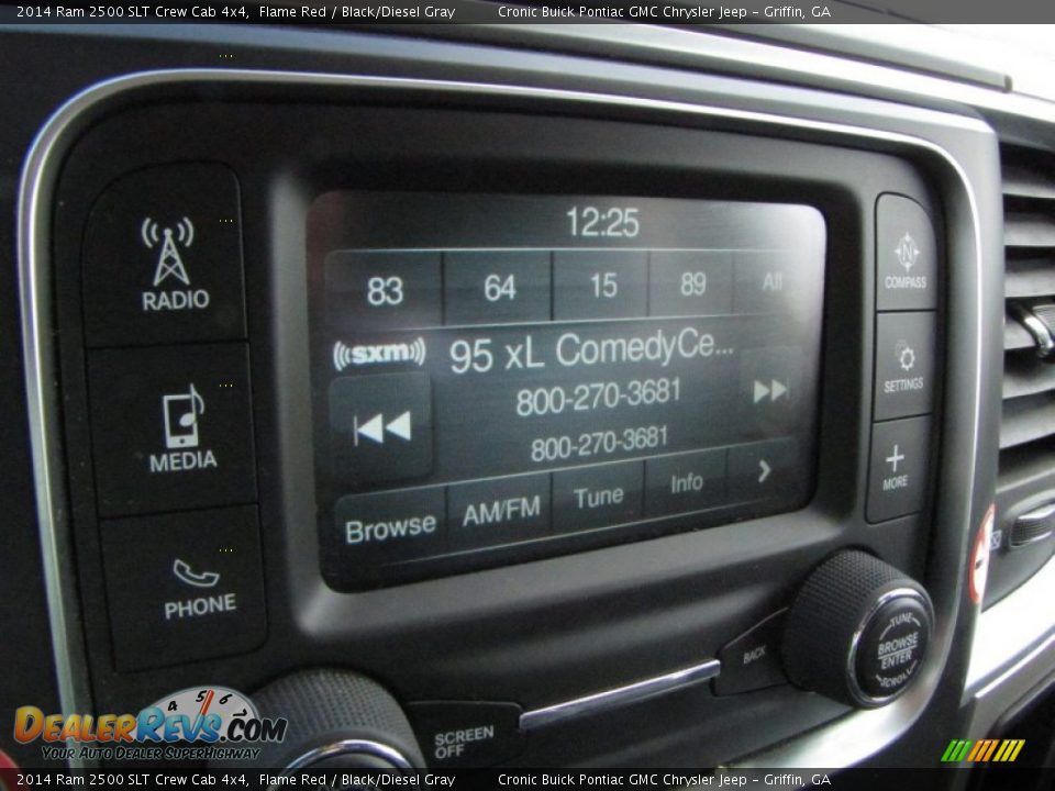 2014 Ram 2500 SLT Crew Cab 4x4 Flame Red / Black/Diesel Gray Photo #24