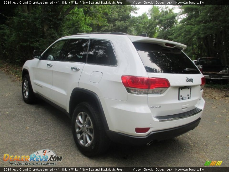 2014 Jeep Grand Cherokee Limited 4x4 Bright White / New Zealand Black/Light Frost Photo #6