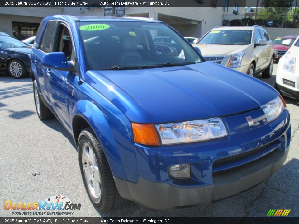 2005 Saturn VUE V6 AWD Pacific Blue / Gray Photo #7