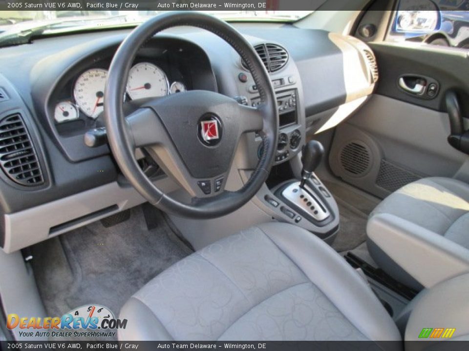 2005 Saturn VUE V6 AWD Pacific Blue / Gray Photo #10