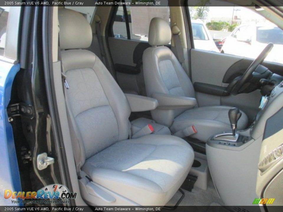 2005 Saturn VUE V6 AWD Pacific Blue / Gray Photo #17
