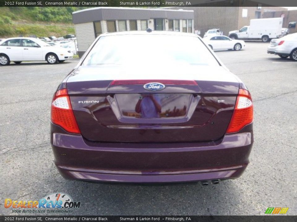 2012 Ford Fusion SE Cinnamon Metallic / Charcoal Black Photo #3