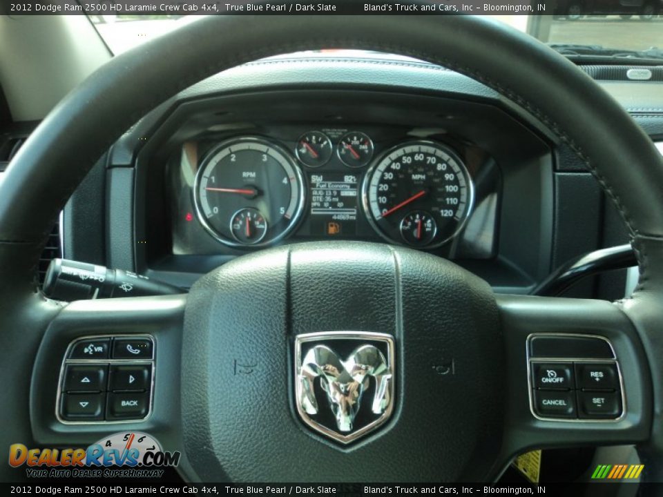 2012 Dodge Ram 2500 HD Laramie Crew Cab 4x4 True Blue Pearl / Dark Slate Photo #9