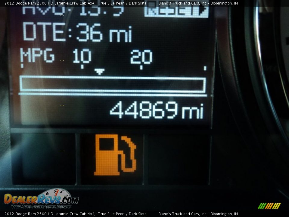 2012 Dodge Ram 2500 HD Laramie Crew Cab 4x4 True Blue Pearl / Dark Slate Photo #11