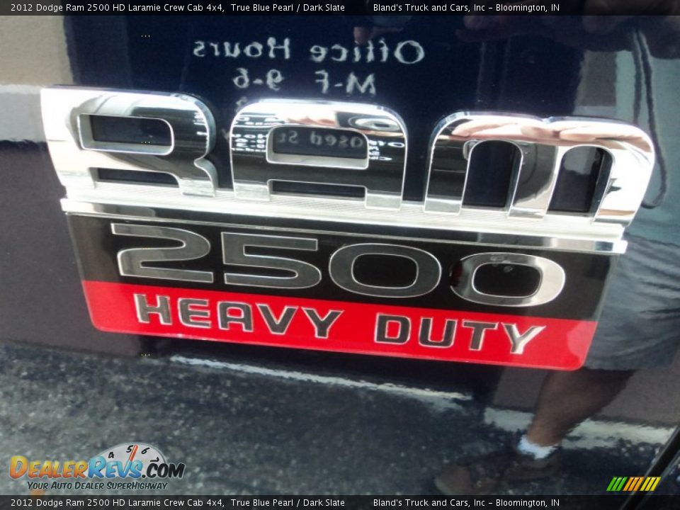 2012 Dodge Ram 2500 HD Laramie Crew Cab 4x4 True Blue Pearl / Dark Slate Photo #30