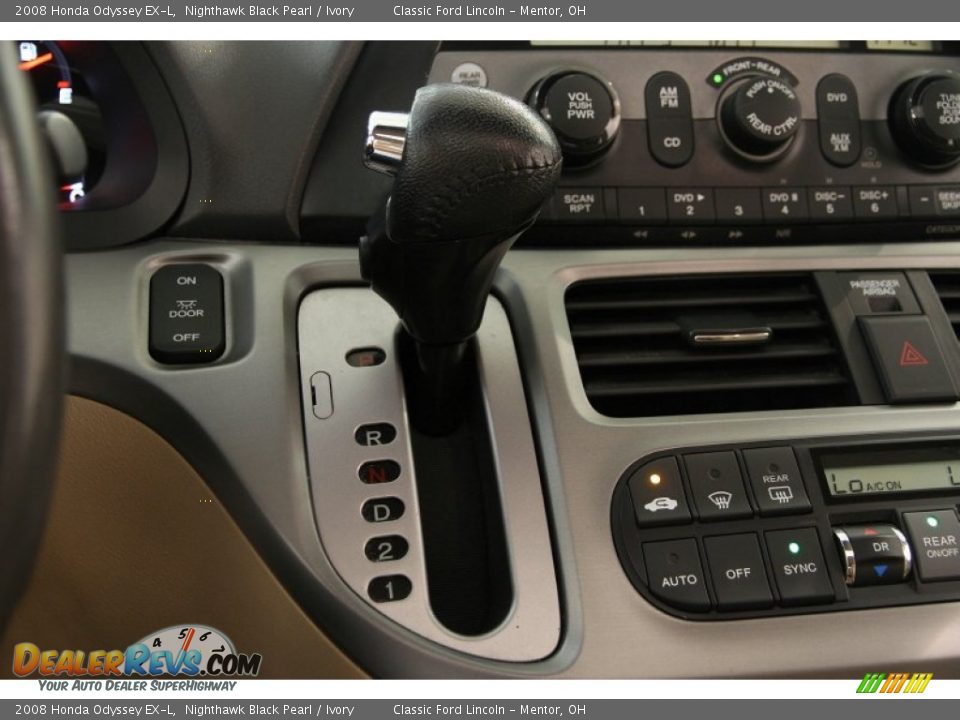 2008 Honda Odyssey EX-L Nighthawk Black Pearl / Ivory Photo #10