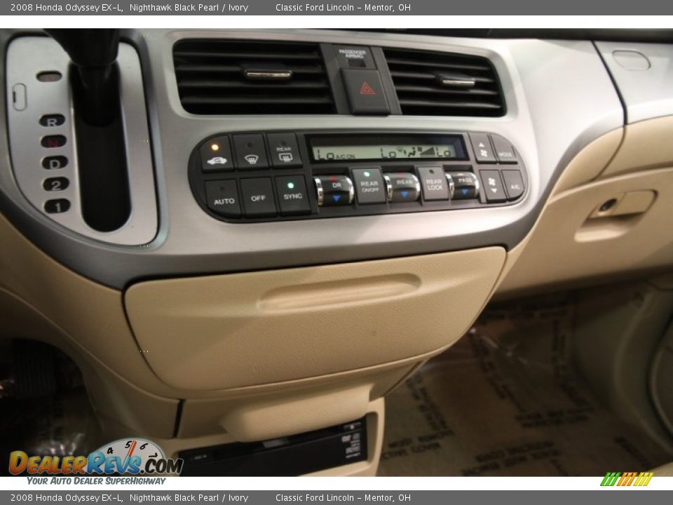 2008 Honda Odyssey EX-L Nighthawk Black Pearl / Ivory Photo #11