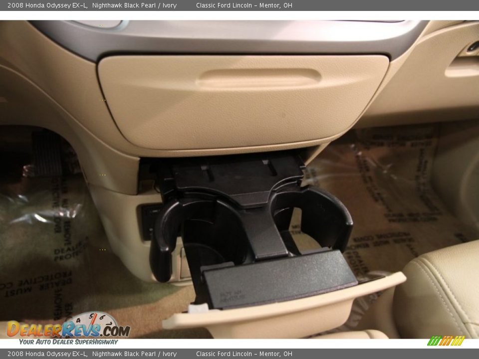 2008 Honda Odyssey EX-L Nighthawk Black Pearl / Ivory Photo #13