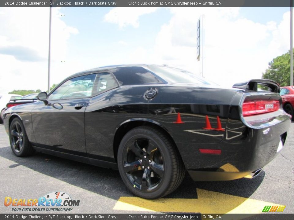 2014 Dodge Challenger R/T Blacktop Black / Dark Slate Gray Photo #5