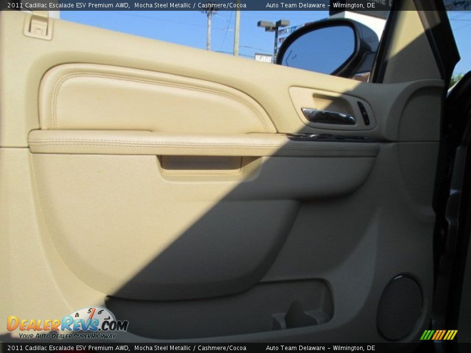 2011 Cadillac Escalade ESV Premium AWD Mocha Steel Metallic / Cashmere/Cocoa Photo #31