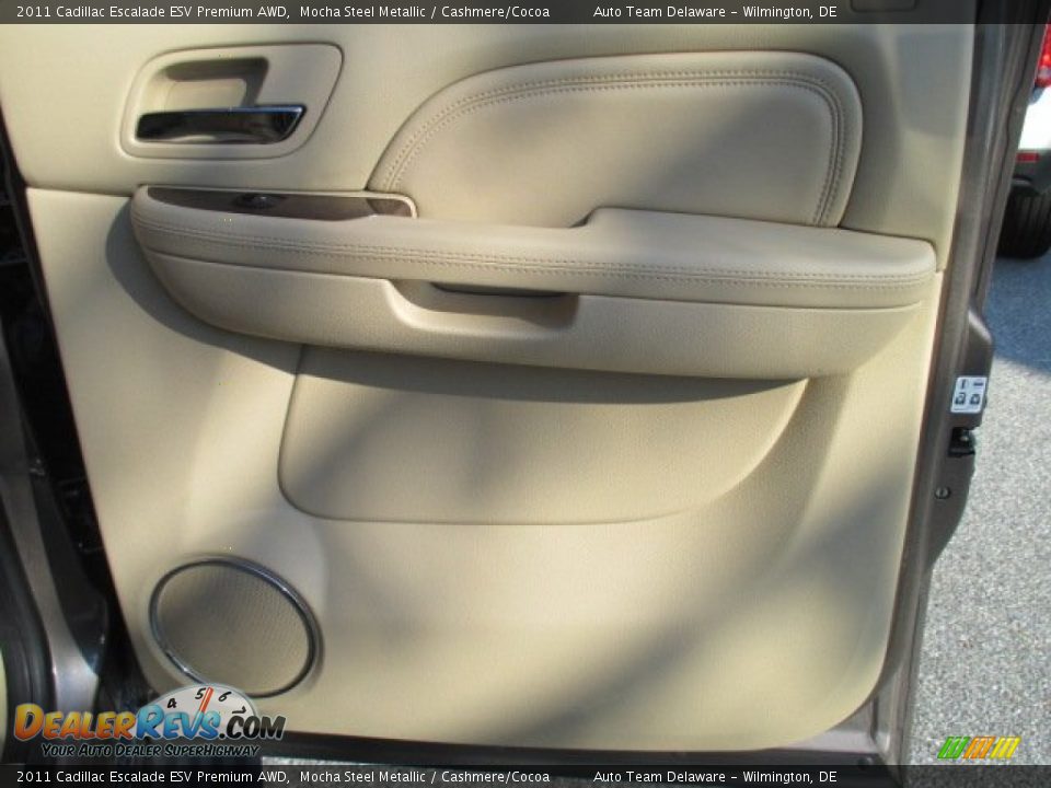 2011 Cadillac Escalade ESV Premium AWD Mocha Steel Metallic / Cashmere/Cocoa Photo #33