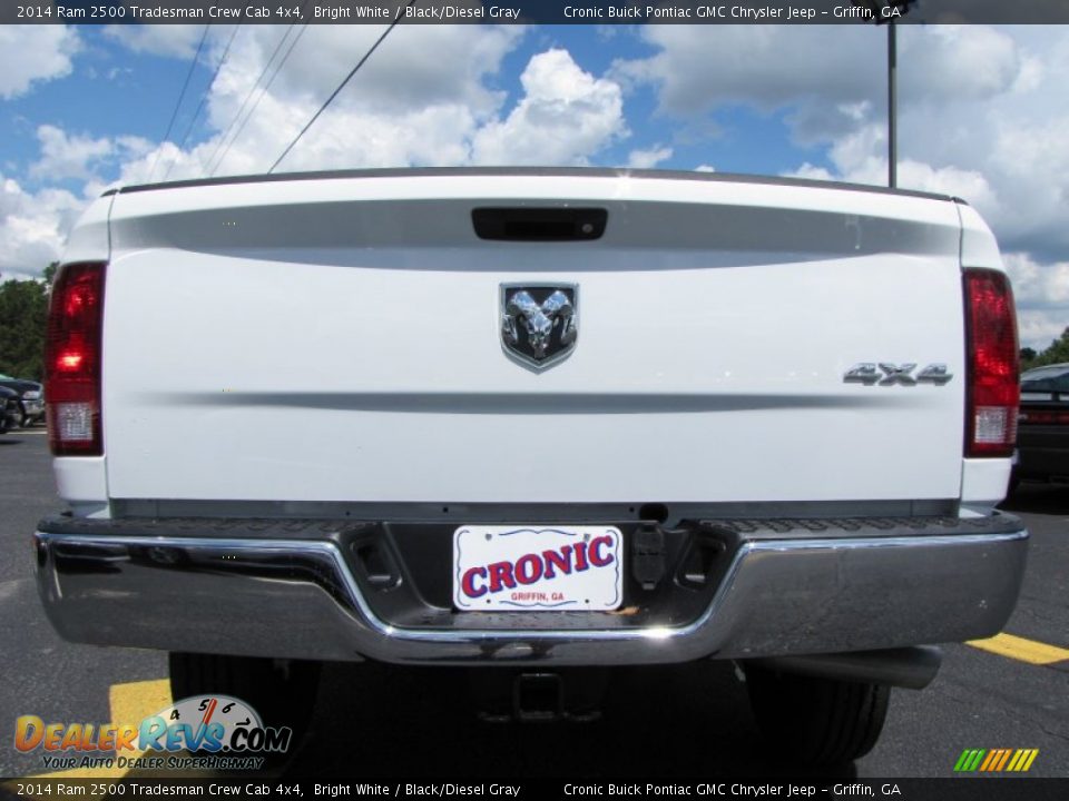 2014 Ram 2500 Tradesman Crew Cab 4x4 Bright White / Black/Diesel Gray Photo #6