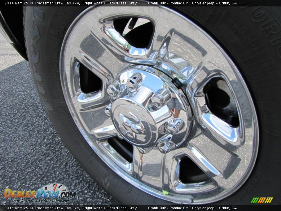 2014 Ram 2500 Tradesman Crew Cab 4x4 Bright White / Black/Diesel Gray Photo #13