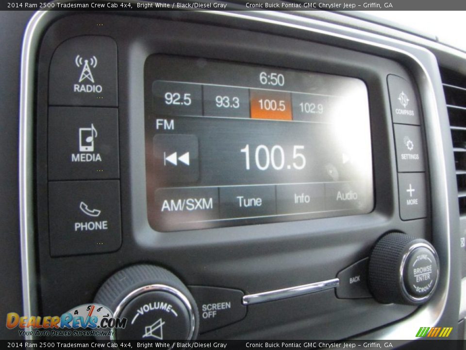 2014 Ram 2500 Tradesman Crew Cab 4x4 Bright White / Black/Diesel Gray Photo #16